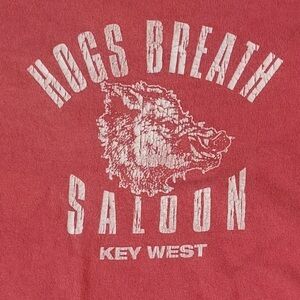 🐷Hogs Breath Saloon~KEY WEST FL Comfort Colors Short Sleeve Tee - Coral🐷